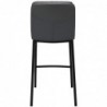 Barhocker Dundalk Kunstleder schwarz