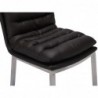 Barhocker Dundalk Kunstleder edelstahl