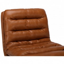 Barhocker Dundalk Kunstleder edelstahl
