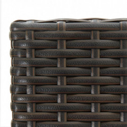 Barhocker 4 Stk. Braun Poly Rattan