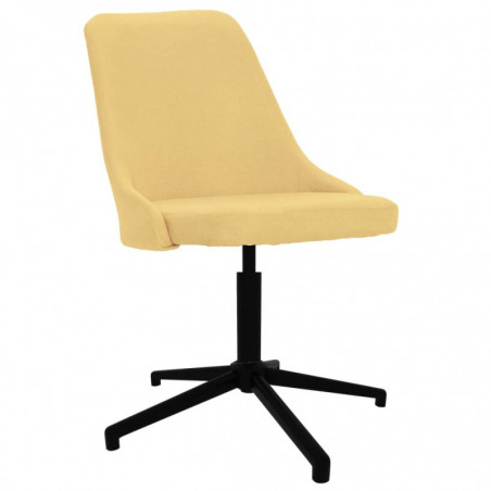 Bürostuhl Drehbar Gelb Stoff