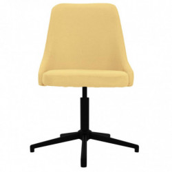 Bürostuhl Drehbar Gelb Stoff