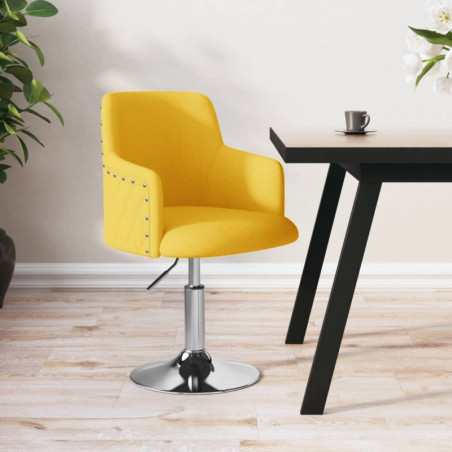 Barhocker Senfgelb Stoff