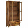 Highboard Massivholz 90×40×175 cm