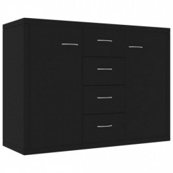 Sideboard Schwarz 88×30×65 cm Spanplatte