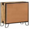 Sideboard 80×31×71 cm Raues Mango-Massivholz