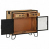 Sideboard 80×31×71 cm Raues Mango-Massivholz