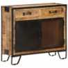 Sideboard 80×31×71 cm Raues Mango-Massivholz