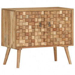 Sideboard 75 x 35 x 65 cm Massivholz Akazie