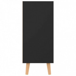 Sideboard Schwarz 90x30x72 cm Spanplatte