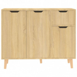 Sideboard Sonoma-Eiche 90x30x72 cm Spanplatte