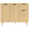 Sideboard Sonoma-Eiche 90x30x72 cm Spanplatte