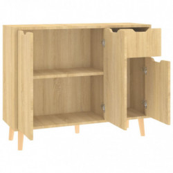 Sideboard Sonoma-Eiche 90x30x72 cm Spanplatte