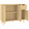 Sideboard Sonoma-Eiche 90x30x72 cm Spanplatte