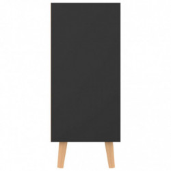 Sideboard Hochglanz-Schwarz 90x30x72 cm Spanplatte