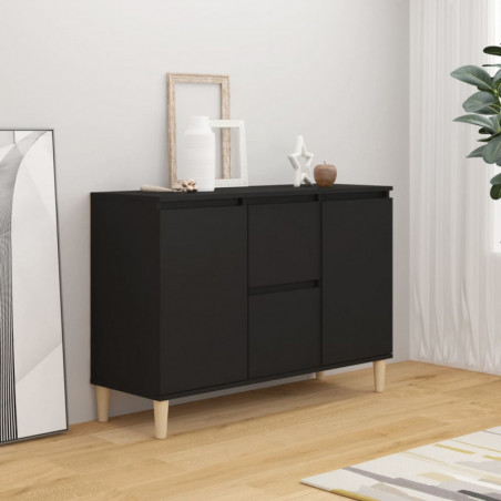 Sideboard Schwarz 103,5x35x70 cm Spanplatte