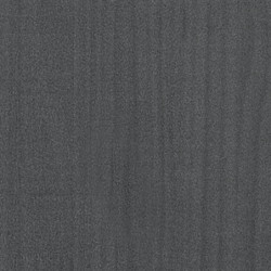 Beistellschrank Grau 60x36x65 cm Kiefer Massivholz