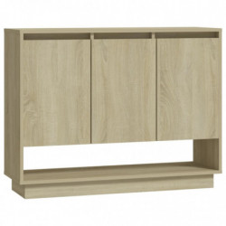 Sideboard Sonoma-Eiche 97x31x75 cm Spanplatte