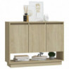 Sideboard Sonoma-Eiche 97x31x75 cm Spanplatte