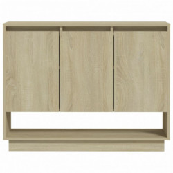 Sideboard Sonoma-Eiche 97x31x75 cm Spanplatte