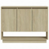 Sideboard Sonoma-Eiche 97x31x75 cm Spanplatte