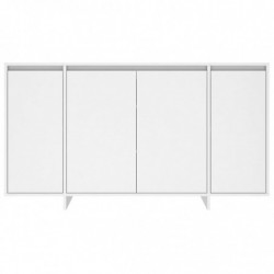 Sideboard Weiß 135x41x75 cm Spanplatte