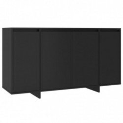 Sideboard Schwarz 135x41x75 cm Spanplatte