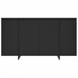 Sideboard Schwarz 135x41x75 cm Spanplatte