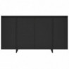 Sideboard Schwarz 135x41x75 cm Spanplatte