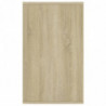Sideboard Sonoma-Eiche 135x41x75 cm Spanplatte