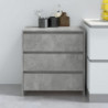 Sideboard Betongrau 70x41x75 cm Spanplatte