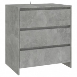 Sideboard Betongrau 70x41x75 cm Spanplatte