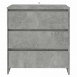 Sideboard Betongrau 70x41x75 cm Spanplatte