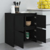 Sideboard Schwarz 70x41x75 cm Spanplatte