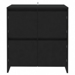 Sideboard Schwarz 70x41x75 cm Spanplatte