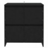 Sideboard Schwarz 70x41x75 cm Spanplatte