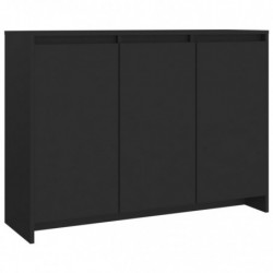 Sideboard Schwarz 102x33x75 cm Spanplatte