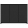 Sideboard Schwarz 102x33x75 cm Spanplatte