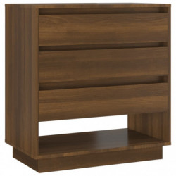 Sideboard Braun Eichen-Optik 70x41x75 cm Spanplatte