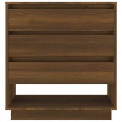 Sideboard Braun Eichen-Optik 70x41x75 cm Spanplatte