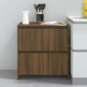 Sideboard Braun Eichen-Optik 70x41x75 cm Spanplatte