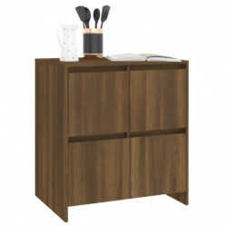 Sideboard Braun Eichen-Optik 70x41x75 cm Spanplatte