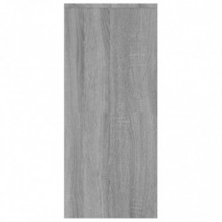 Sideboard Sonoma-Eiche Grau 102x33x75 cm Spanplatte