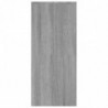 Sideboard Sonoma-Eiche Grau 102x33x75 cm Spanplatte