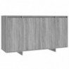 Sideboard Grau Sonoma 135x41x75 cm Spanplatte