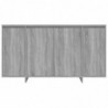 Sideboard Grau Sonoma 135x41x75 cm Spanplatte