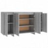 Sideboard Grau Sonoma 135x41x75 cm Spanplatte