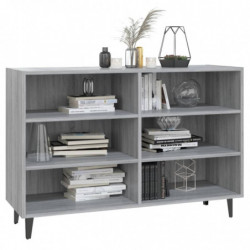 Sideboard Grau Sonoma 103,5x35x70 cm Spanplatte