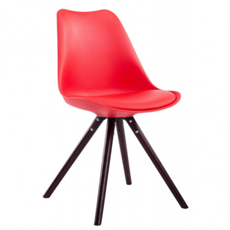 Besucherstuhl Toulouse Cappuccino Rund