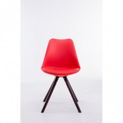 Besucherstuhl Toulouse Cappuccino Rund